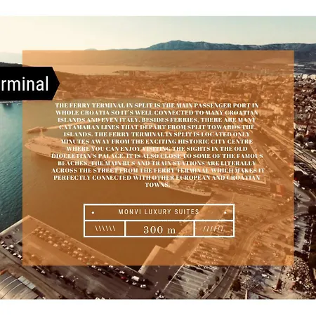 Monvi Luxury Near Bacvice And Old Town 아파트 스플리트