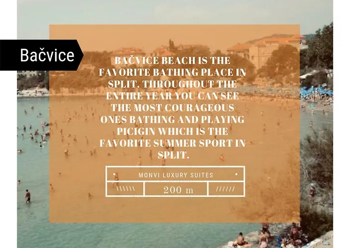 Luxury Apartment Monvi Near Bacvice Beach And Old Town דירה